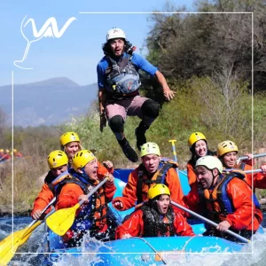 COMBO POTRERILLOS Rafting + Tirolesa + Termas de CACHEUTA